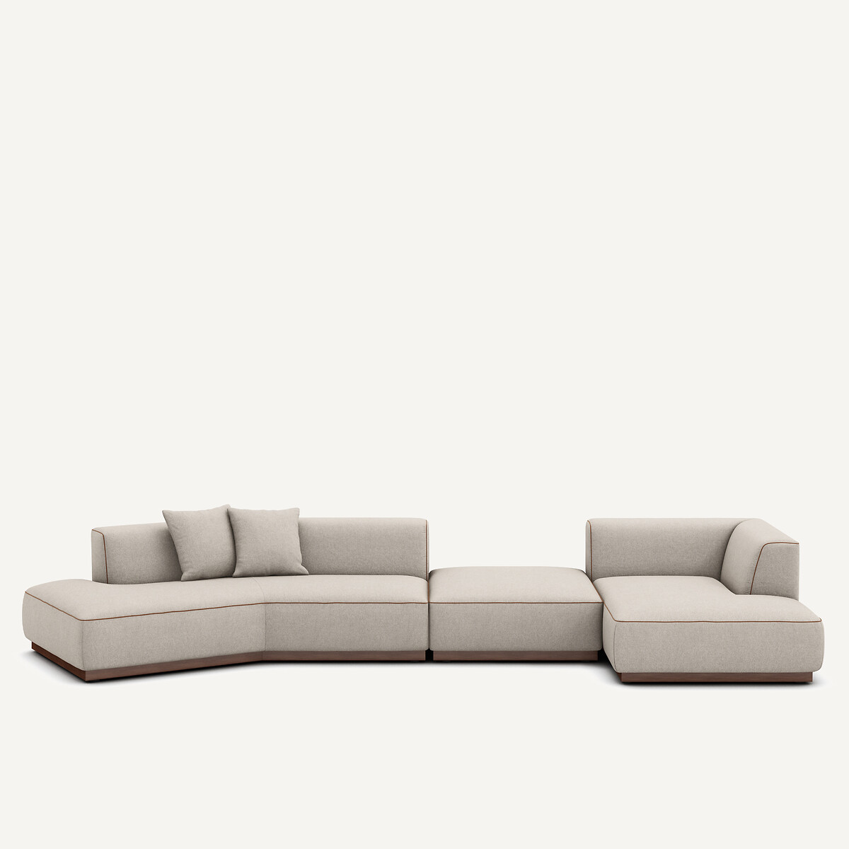 Μεγάλος γωνιακός καναπές δεξιά Μ152xΠ416xΥ67cm