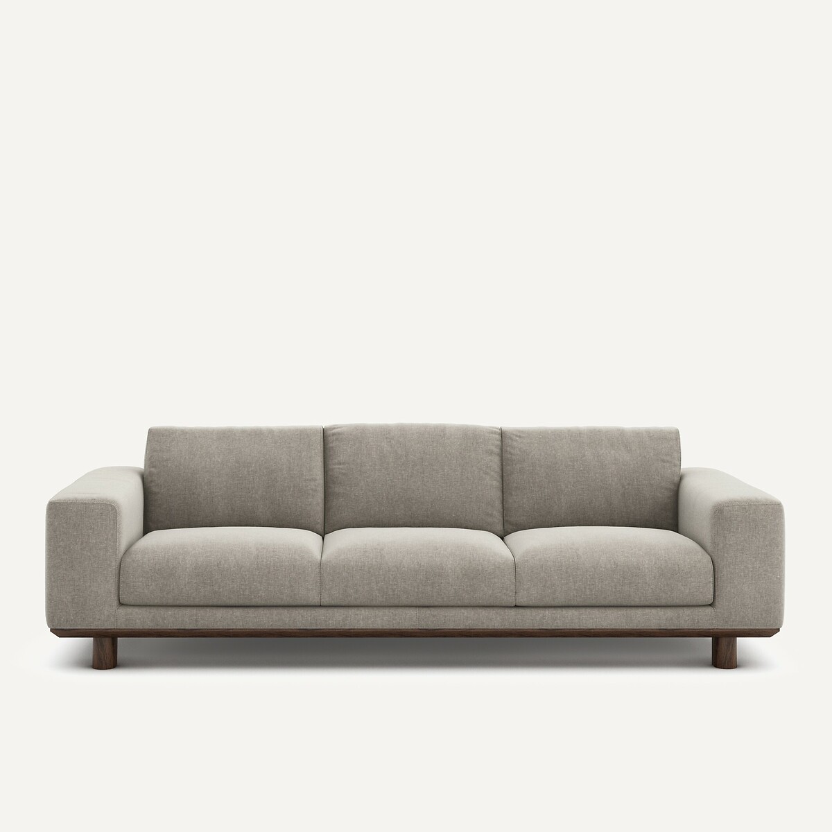 Καναπές από βελούδο chenille Μ97xΠ212xΥ72cm