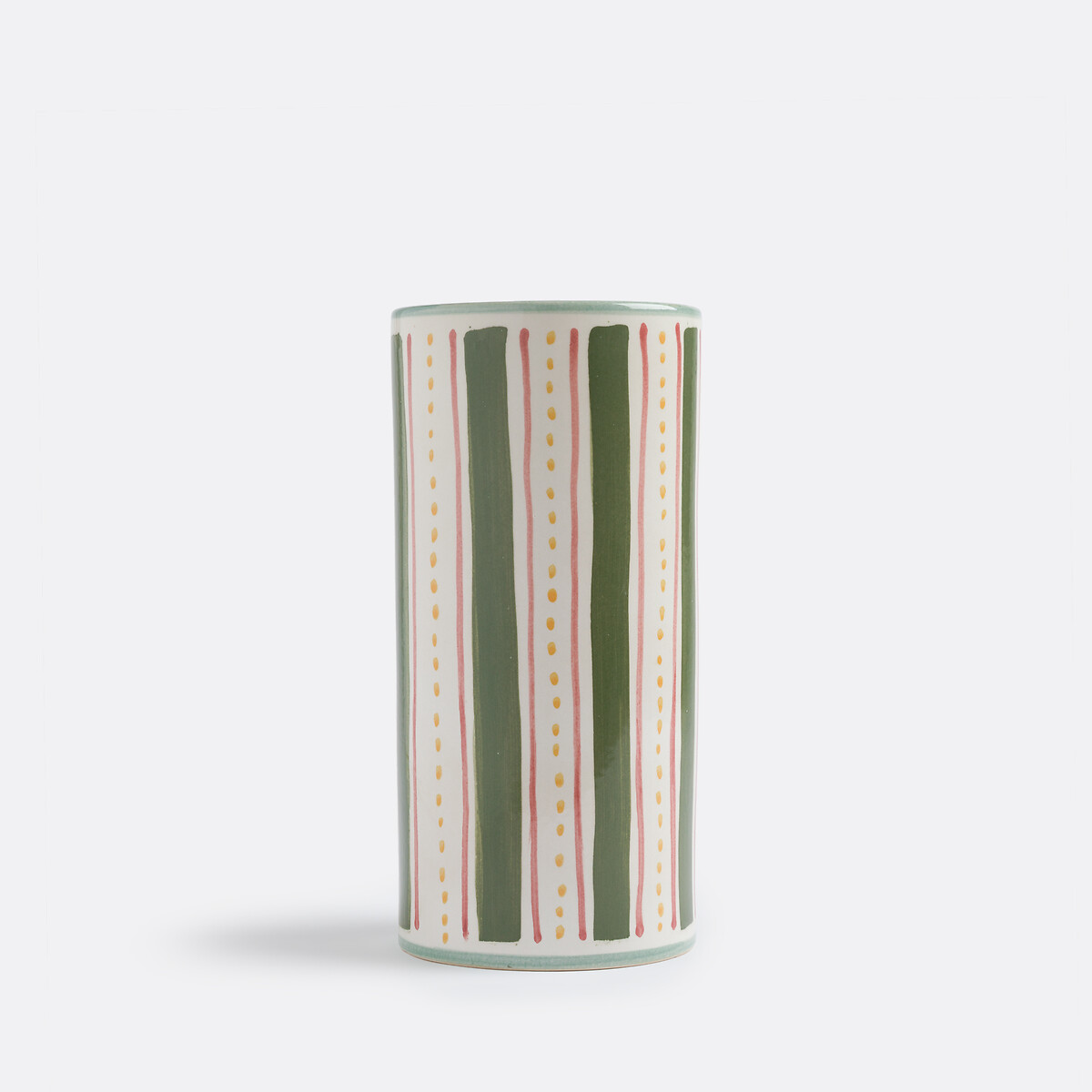 Κεραμικό βάζο από εμαγιέ κεραμικό Μ12xΠ12xΥ25cm