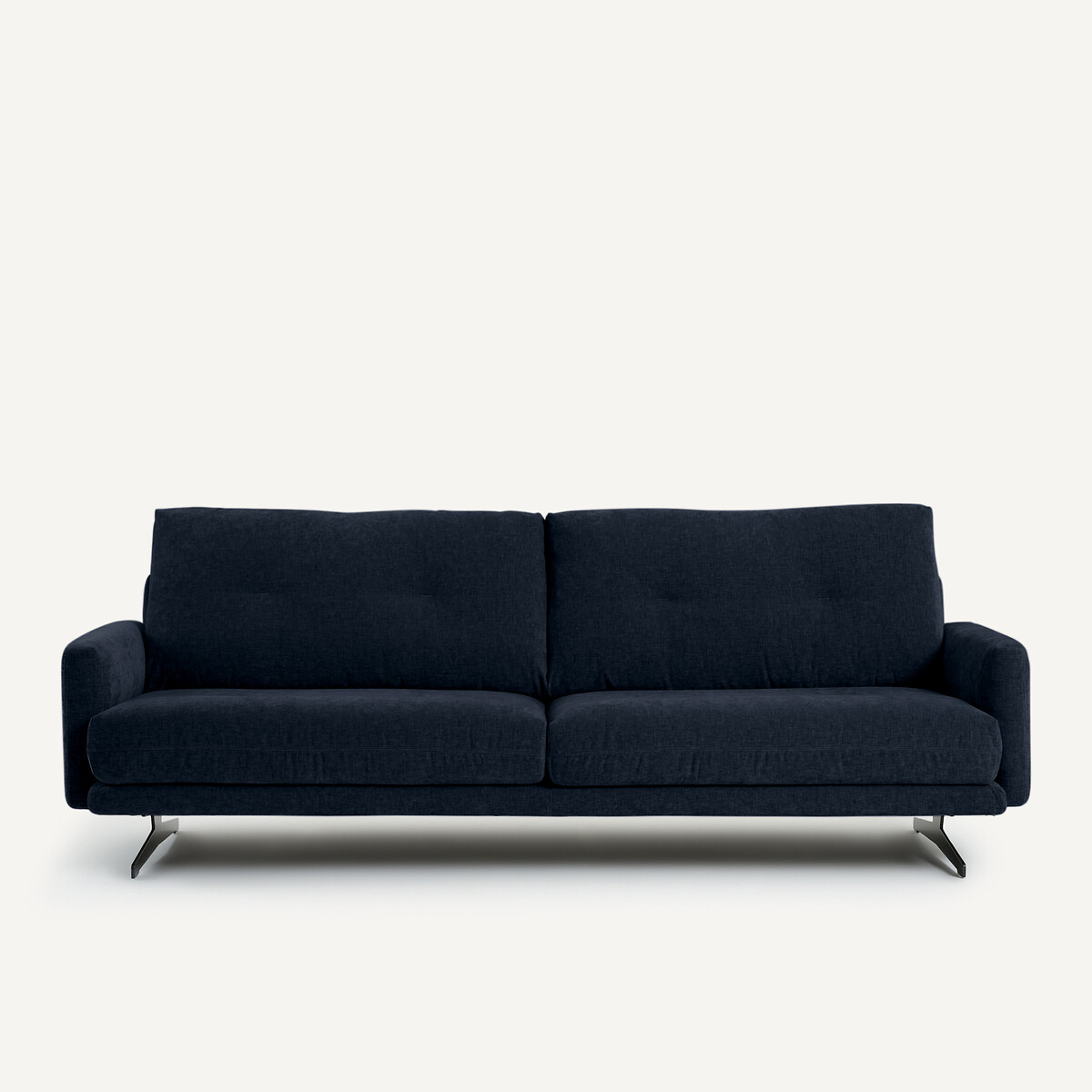 Καναπές από βελούδινο chenille Μ95xΠ201xΥ81cm