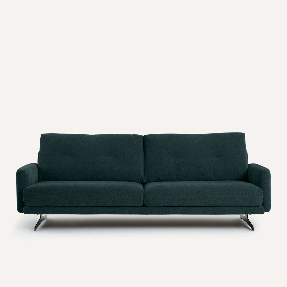 Καναπές από βελούδινο chenille Μ95xΠ201xΥ81cm