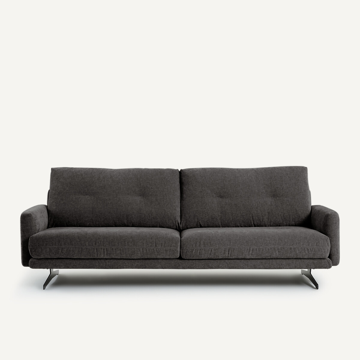 Καναπές από βελούδινο chenille Μ95xΠ201xΥ81cm