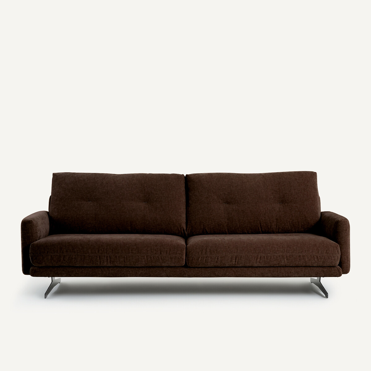 Καναπές από βελούδινο chenille Μ95xΠ201xΥ81cm