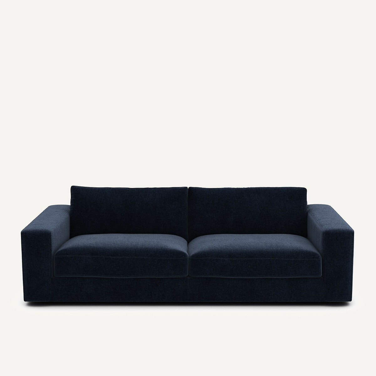 Kαναπές από βελούδινο chenille Μ105xΠ217xΥ78cm