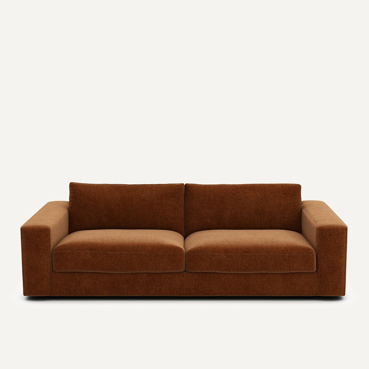 AM.PM Kαναπές από βελούδινο chenille Μ105xΠ217xΥ78cm