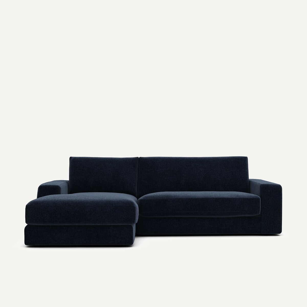 Γωνιακός καναπές από βελούδινο chenille ύφασμα Μ170xΠ250xΥ78cm