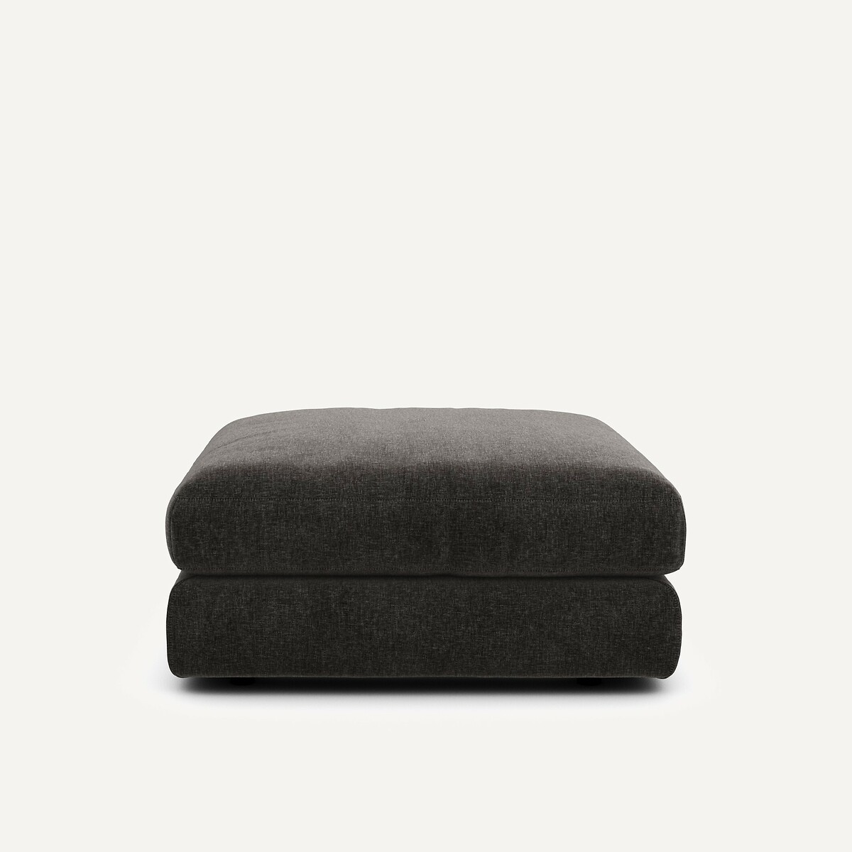 AM.PM Σκαμπό ποδιών από βελούδινο chenille ύφασμα Μ100xΠ100xΥ43cm