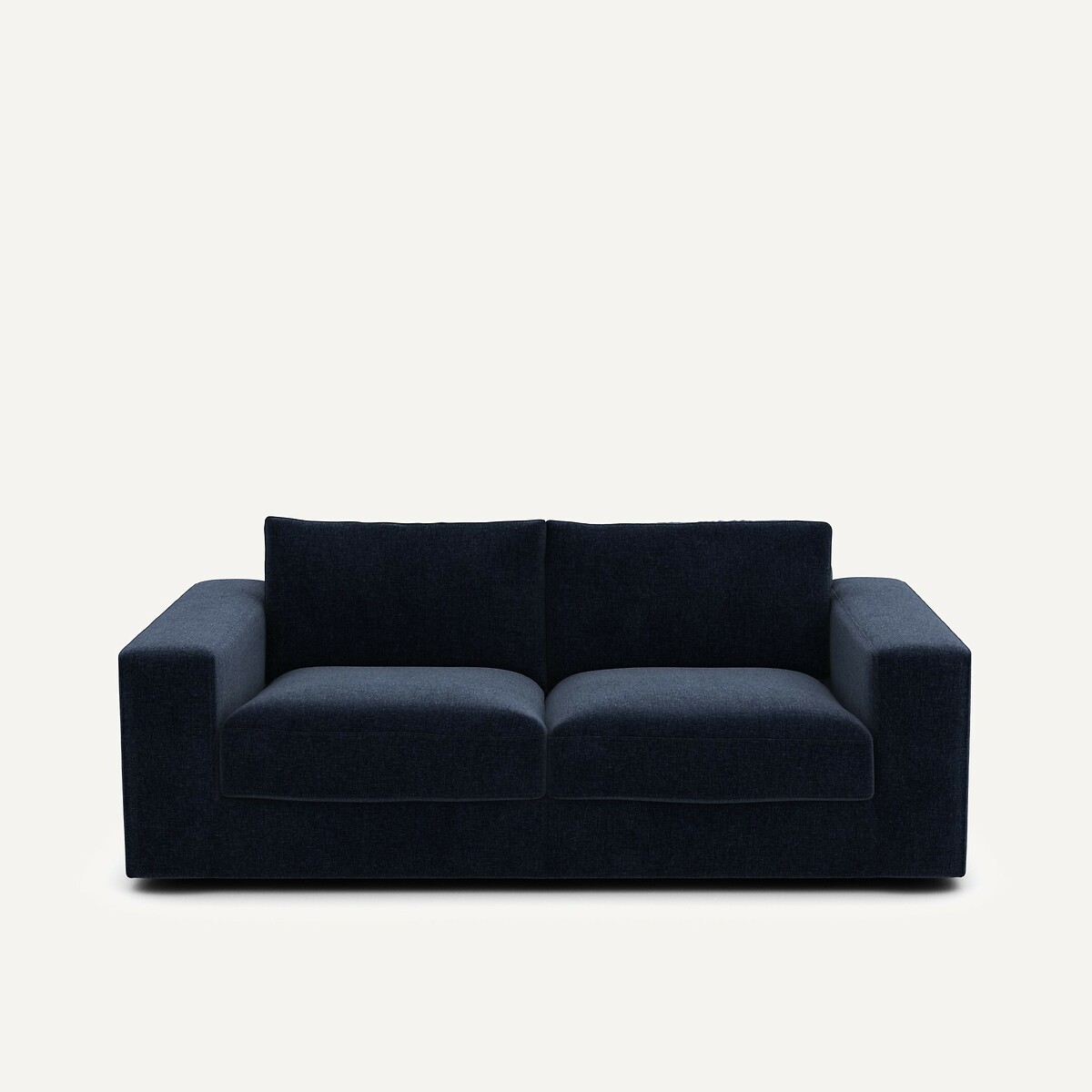 Τριθέσιος compact καναπές από βελούδο Μ105xΠ197xΥ78cm