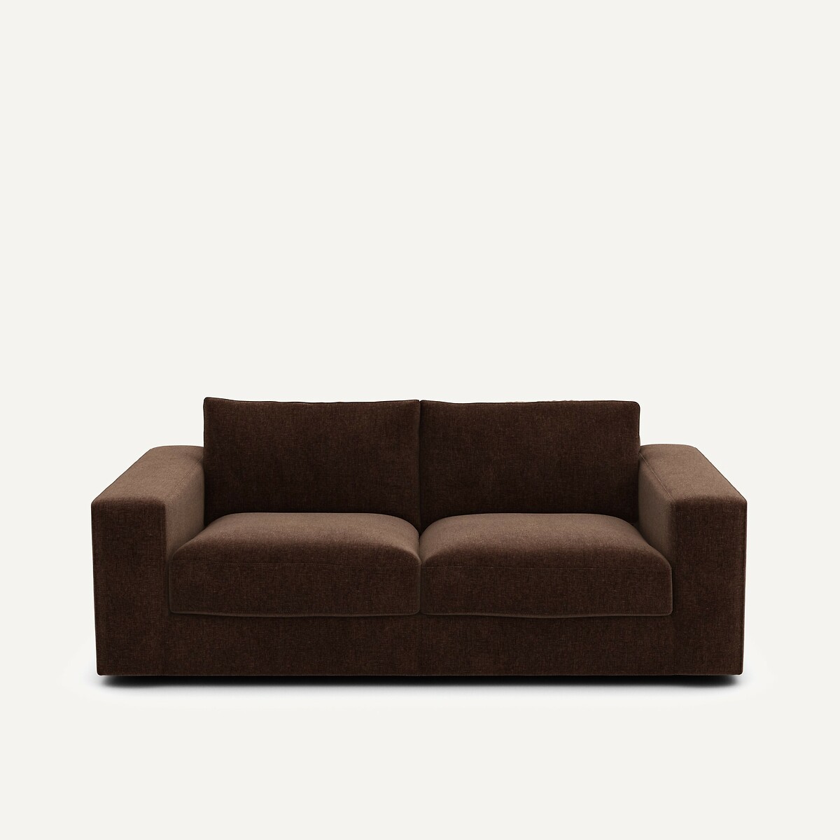 Τριθέσιος compact καναπές από βελούδο Μ105xΠ197xΥ78cm