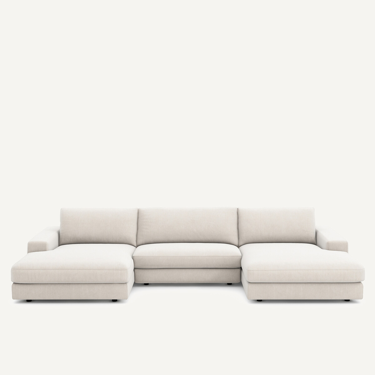 AM.PM Καναπές 5 θέσεων από βελούδινο chenille Μ173xΠ370xΥ78cm