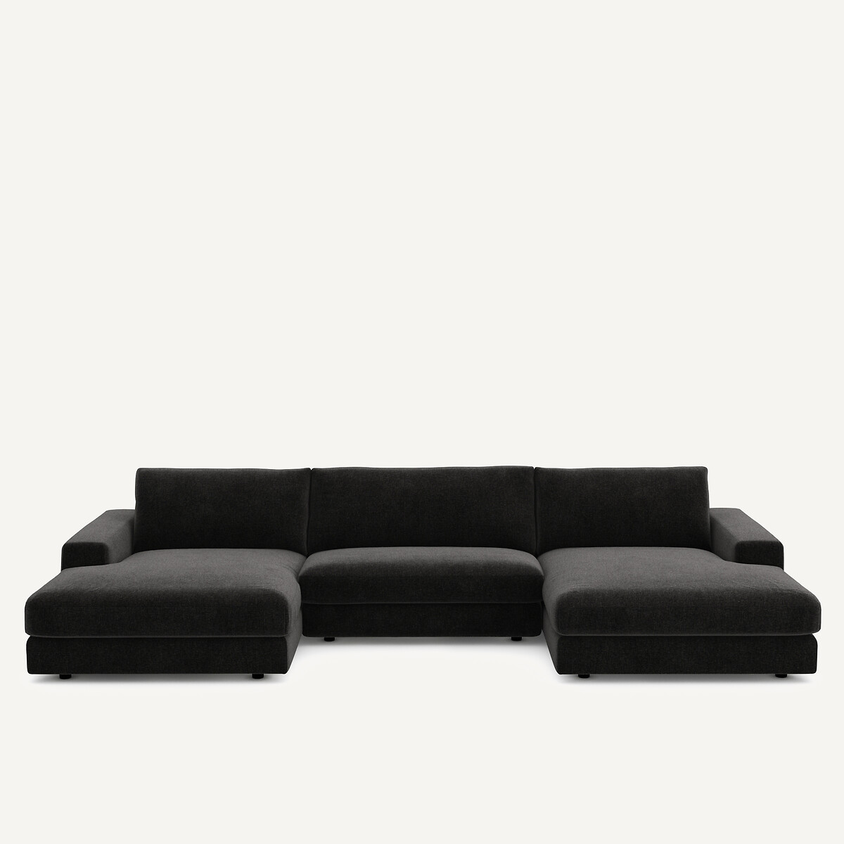 AM.PM Καναπές 5 θέσεων από βελούδινο chenille Μ173xΠ370xΥ78cm