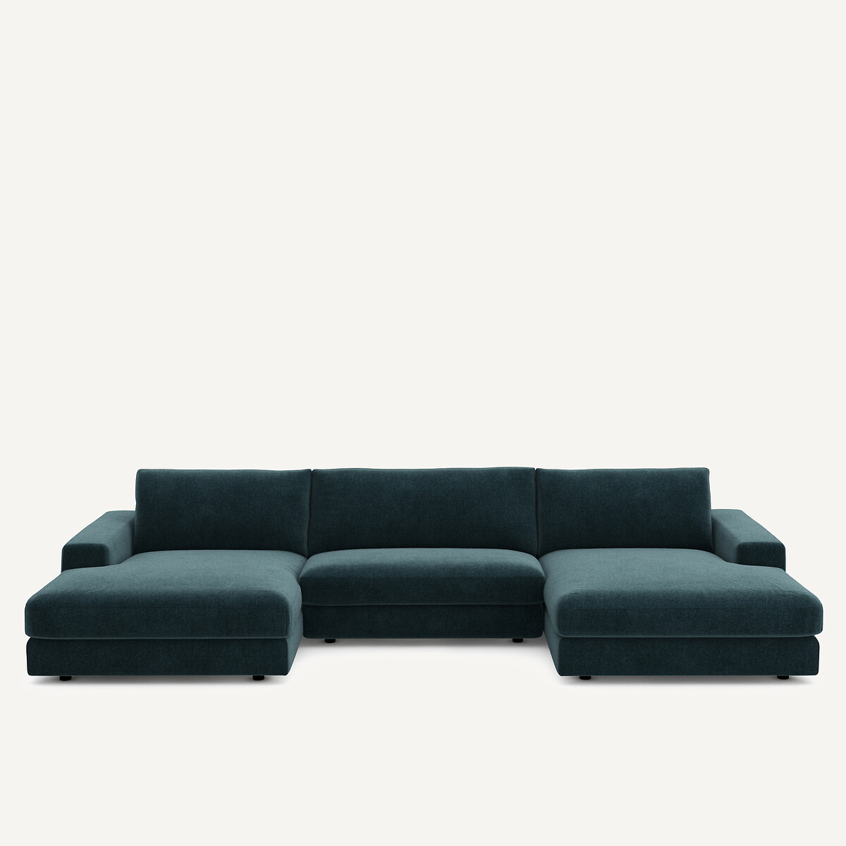 AM.PM Καναπές 5 θέσεων από βελούδινο chenille Μ173xΠ370xΥ78cm