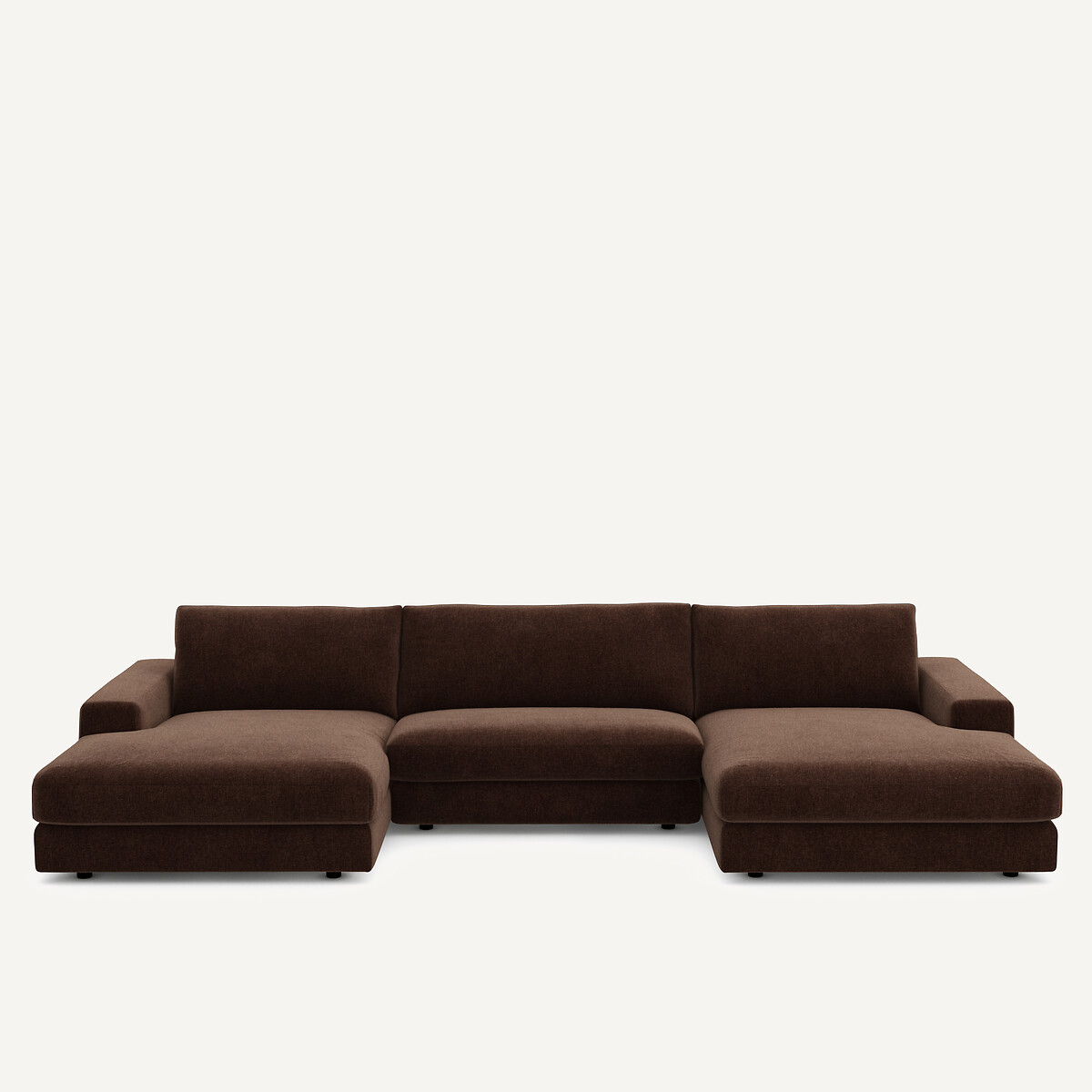 AM.PM Καναπές 5 θέσεων από βελούδινο chenille Μ173xΠ370xΥ78cm