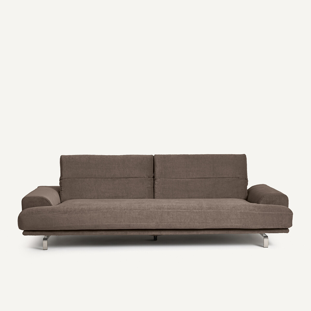 Καναπές από βελούδο stone Μ105xΠ215xΥ83cm