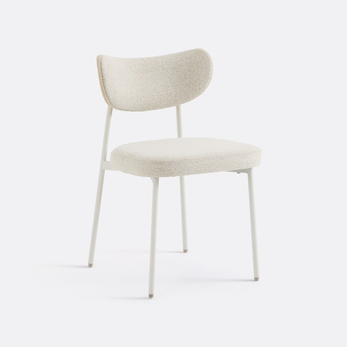 Σετ 2 καρέκλες με υφασμάτινη υφή Μ54xΠ49xΥ78cm