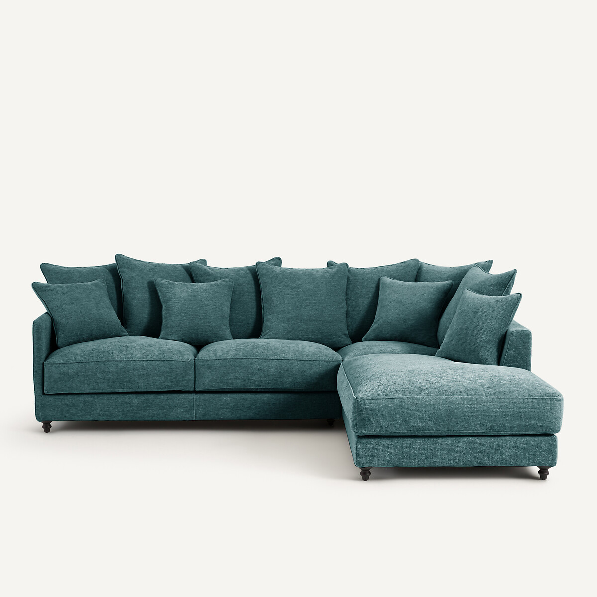 Γωνιακός καναπές-κρεβάτι από ανακυκλωμένο πολυεστέρα Μ209xΠ279xΥ93cm