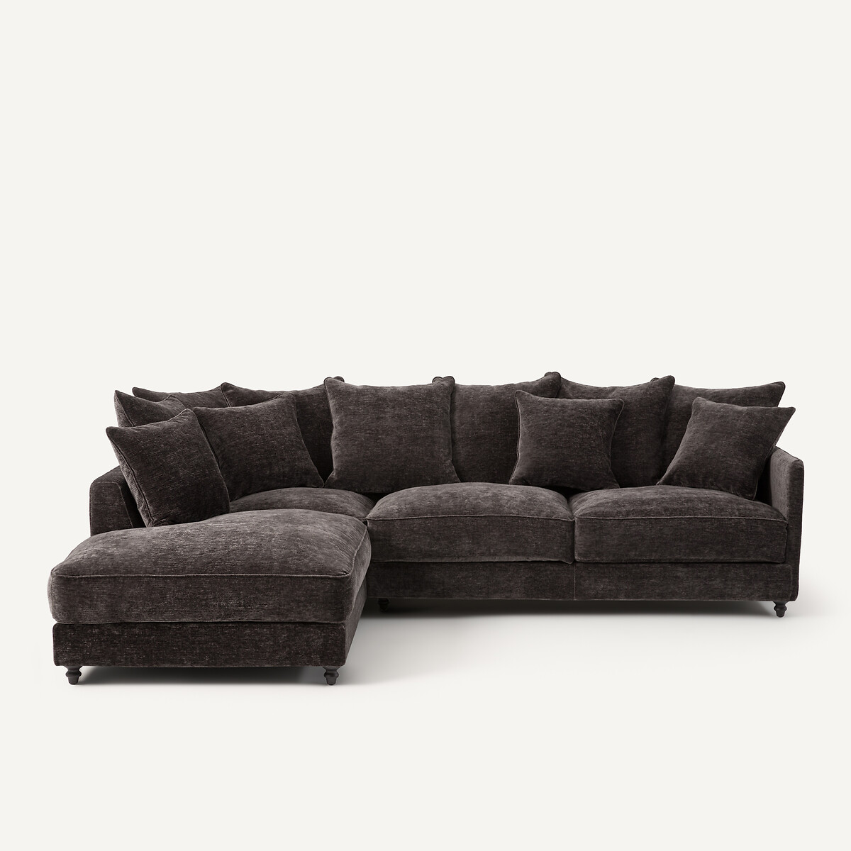 Γωνιακός καναπές-κρεβάτι από ανακυκλωμένο πολυεστέρα Μ209xΠ279xΥ93cm