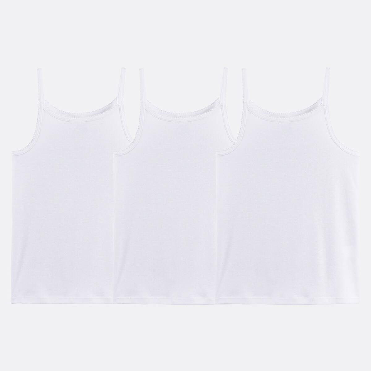 Σετ 3 φανελάκια με λεπτές τιράντες