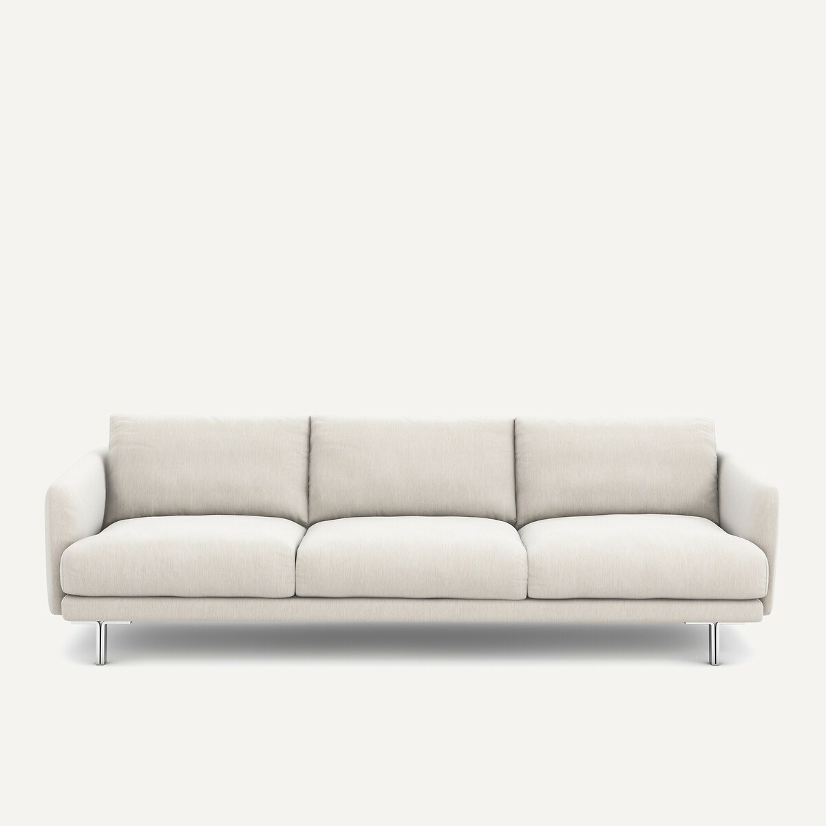 Καναπές από βελούδινo chenille Μ101xΠ221xΥ76cm