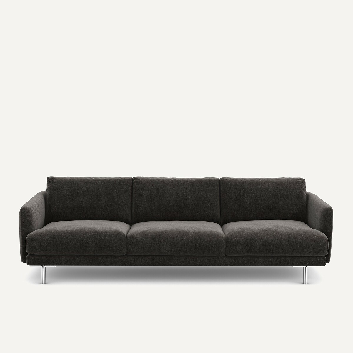 Καναπές από βελούδινo chenille Μ101xΠ221xΥ76cm