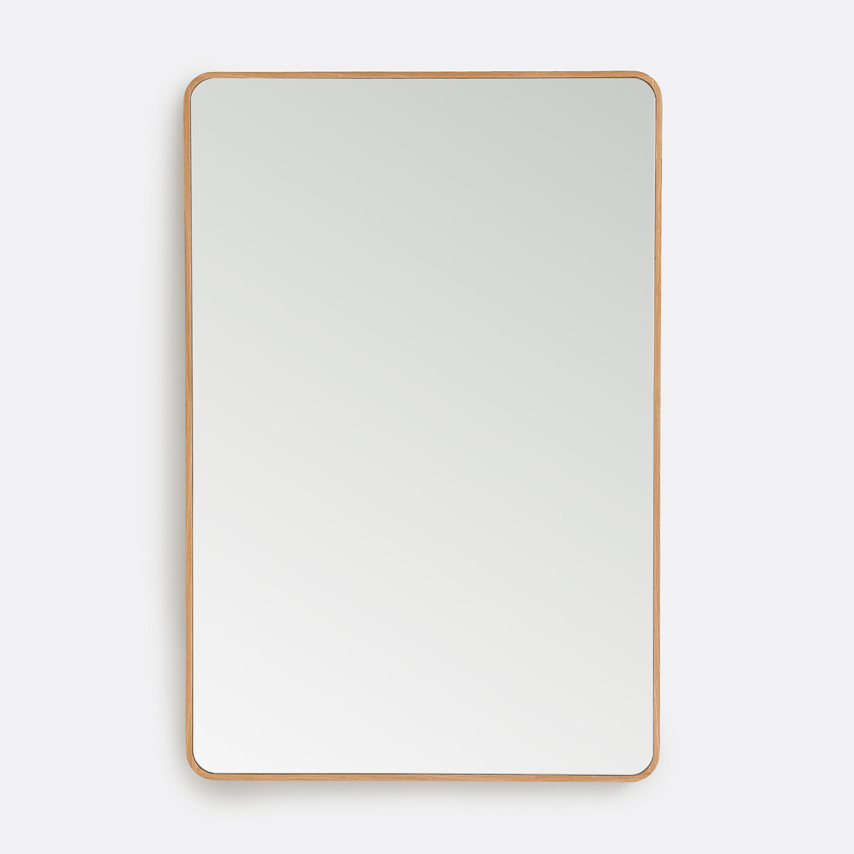Ορθογώνιος καθρέφτης με επένδυση δρυός 80x120 εκ. Iodus Μ80xΠ120xΥ2cm