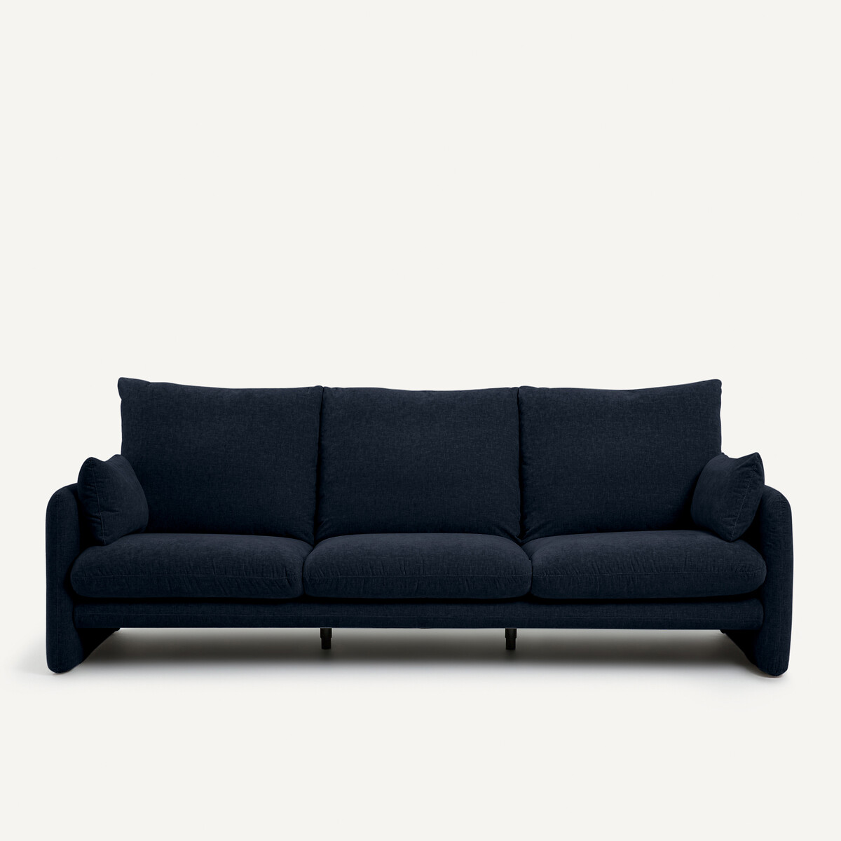 Καναπές από βελούδινο chenille Μ94xΠ211xΥ91cm