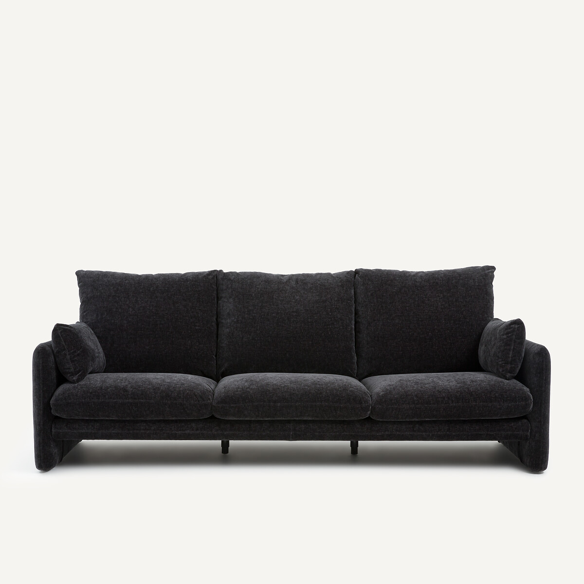 Καναπές από βελούδινο chenille Μ94xΠ211xΥ91cm