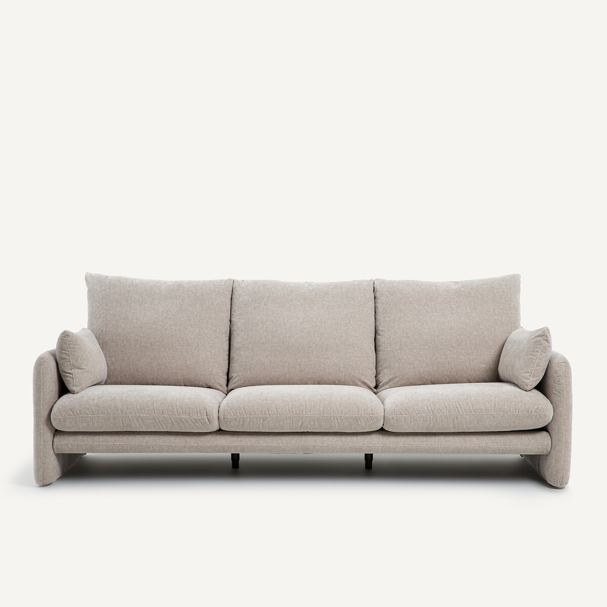 Καναπές από βελούδινο chenille Μ94xΠ211xΥ91cm