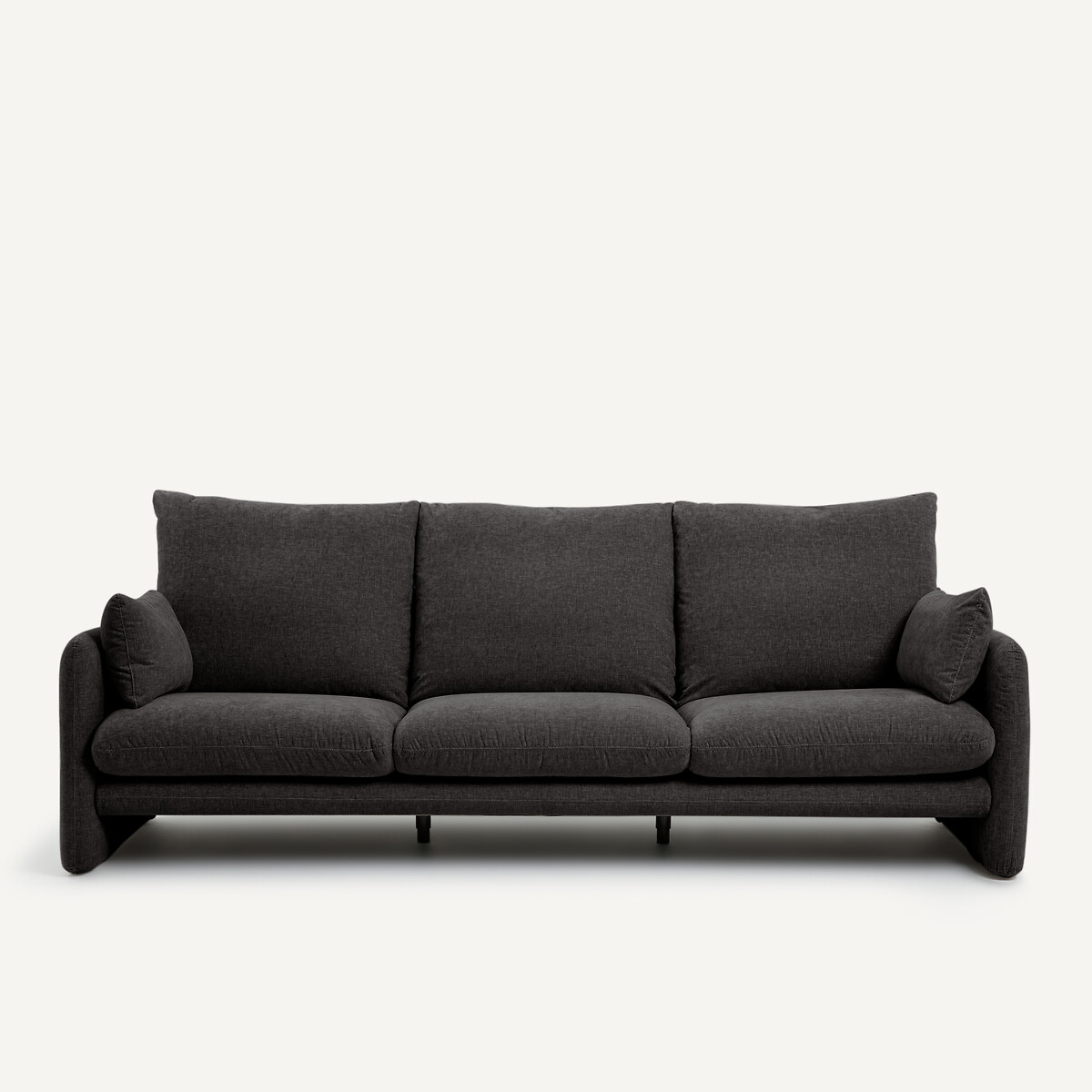 Καναπές από βελούδινο chenille Μ94xΠ211xΥ91cm