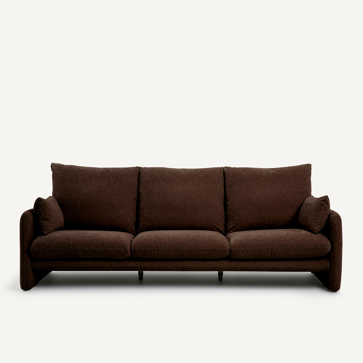 Καναπές από βελούδινο chenille Μ94xΠ211xΥ91cm