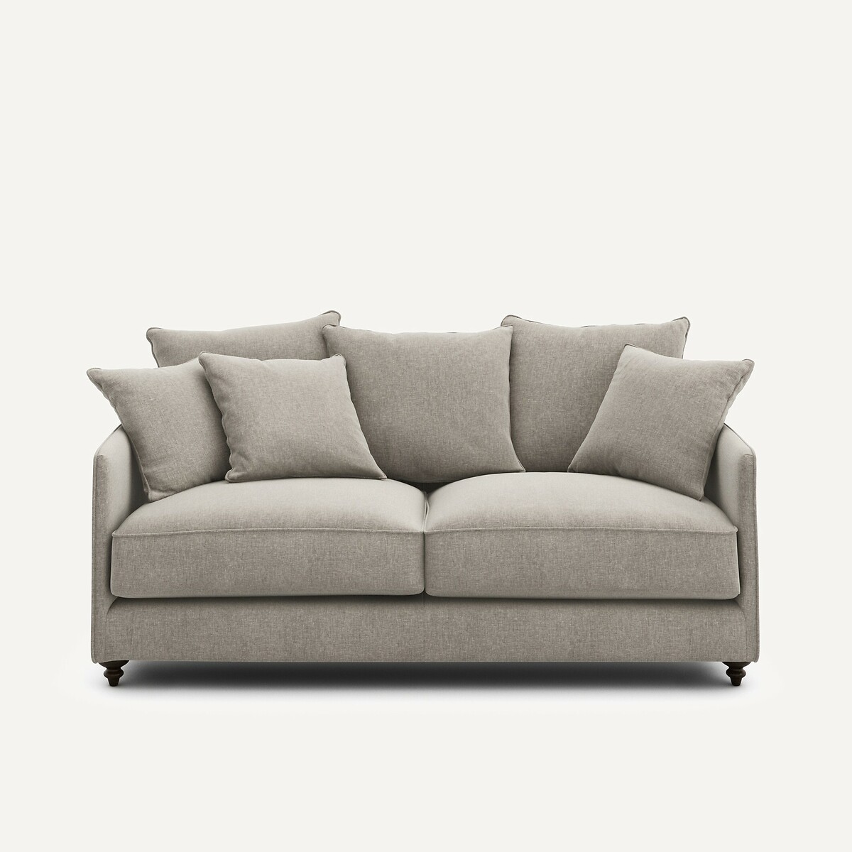 Συμπαγής καναπές-κρεβάτι βελούδο chenille Lazare Μ105xΠ184xΥ93cm