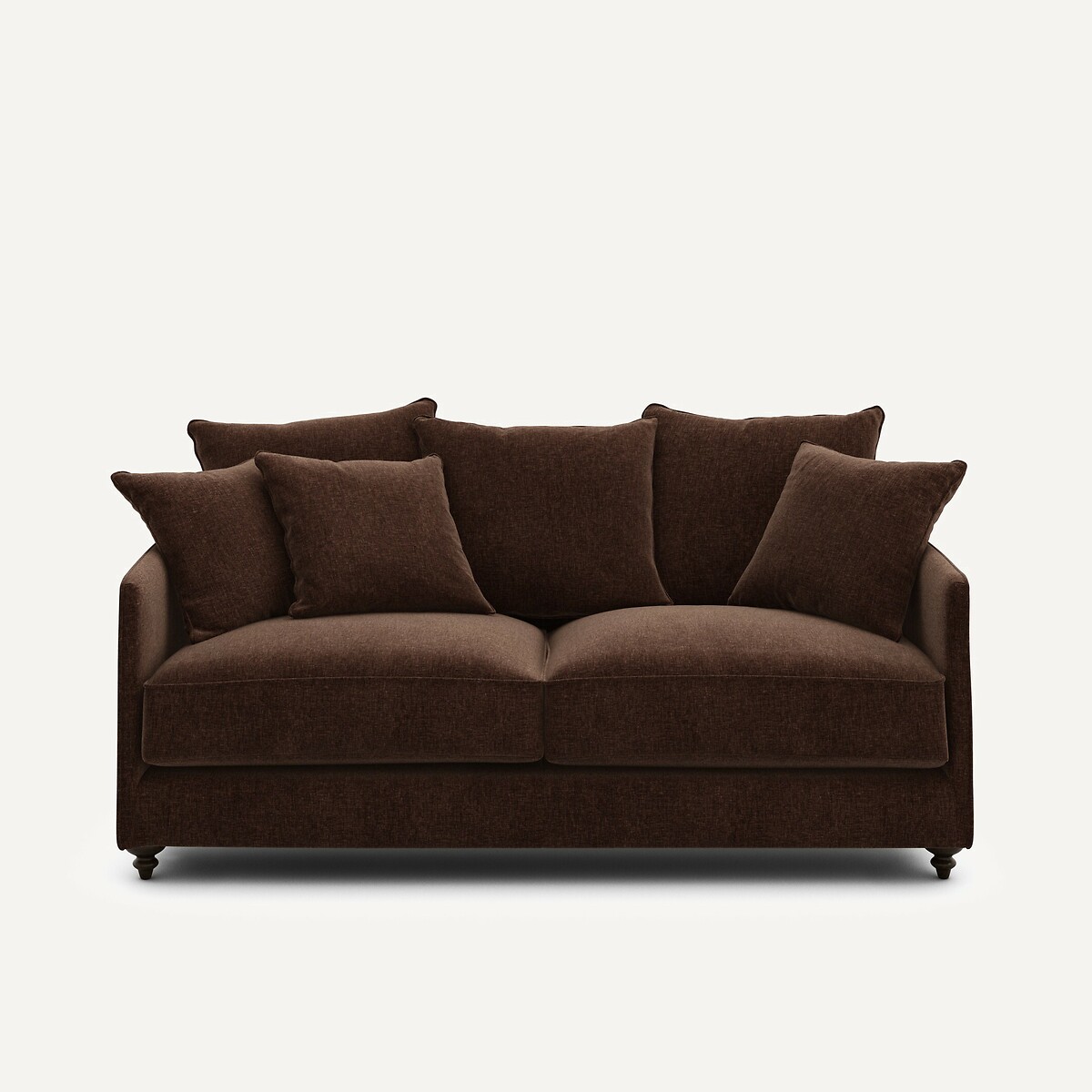 Συμπαγής καναπές-κρεβάτι βελούδο chenille Lazare Μ105xΠ184xΥ93cm