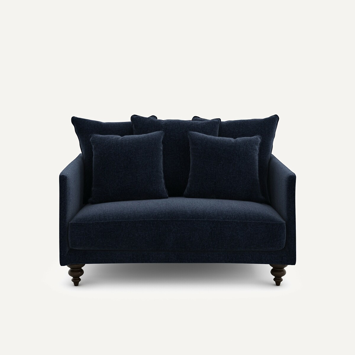 AM.PM Διθέσιος καναπές compact από βελούδο chenille Μ105xΠ138xΥ93cm