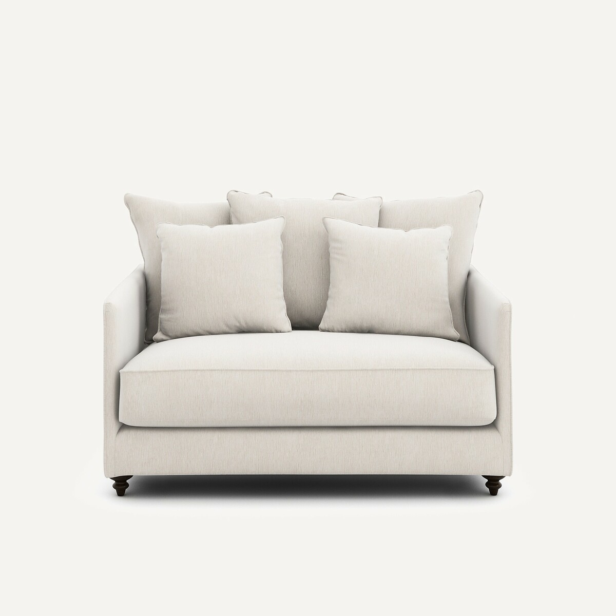 Διθέσιος καναπές-κρεβάτι από βελούδινο chenille Μ105xΠ133xΥ93cm