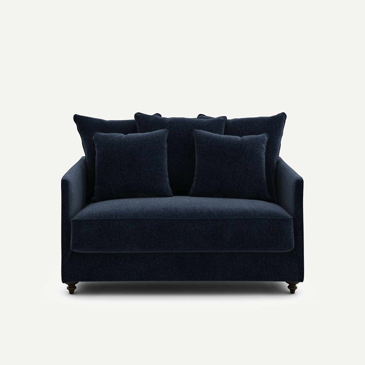 Διθέσιος καναπές-κρεβάτι από βελούδινο chenille Μ105xΠ133xΥ93cm