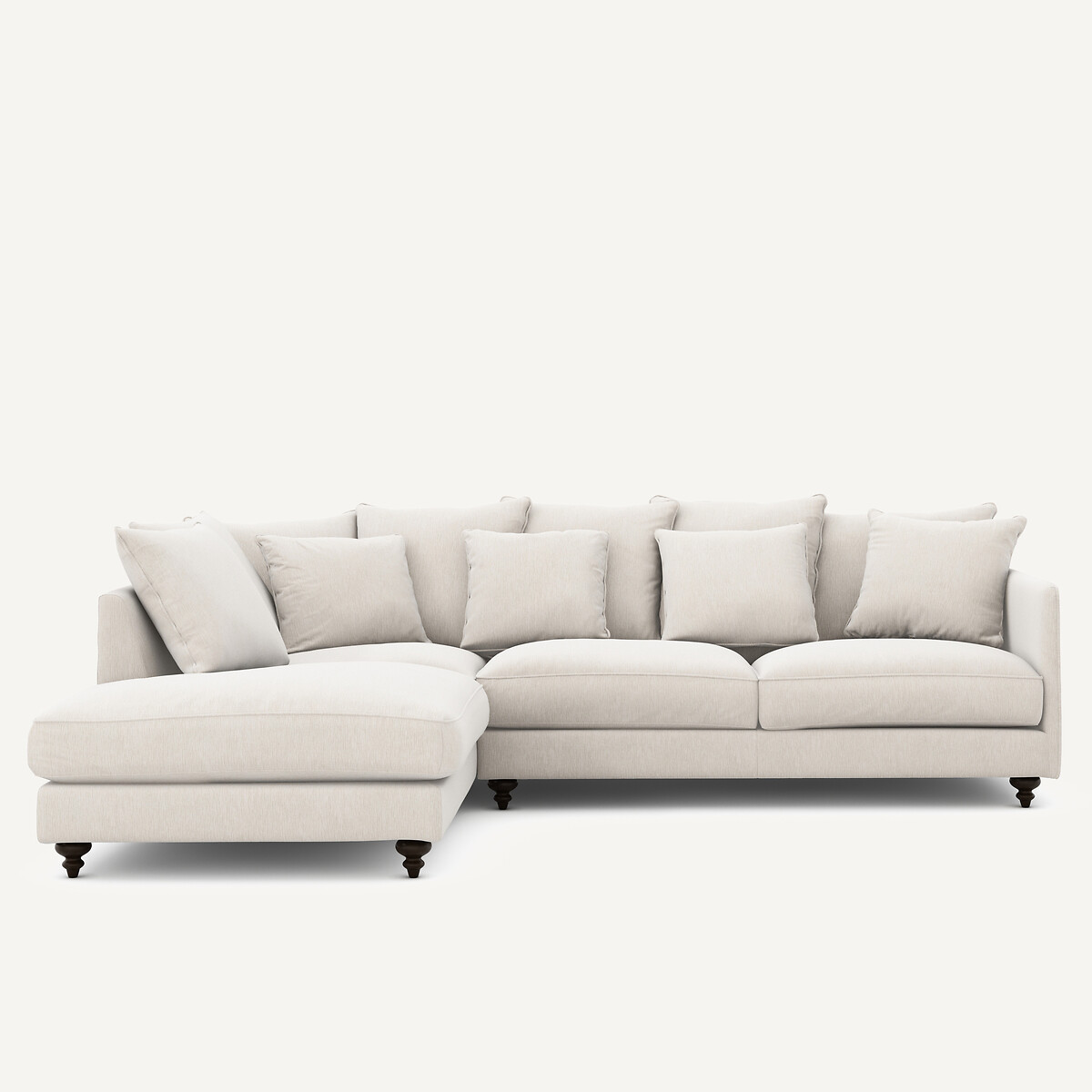 Γωνιακός καναπές-κρεβάτι από βελούδο Μ209xΠ279xΥ93cm