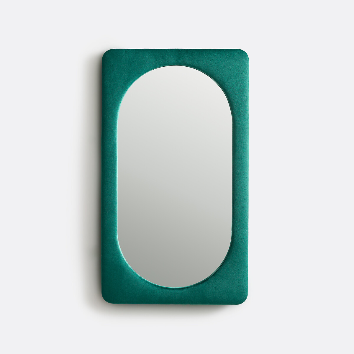 Ορθογώνιος καθρέφτης με βελούδινη κορνίζα Π40xΥ70cm