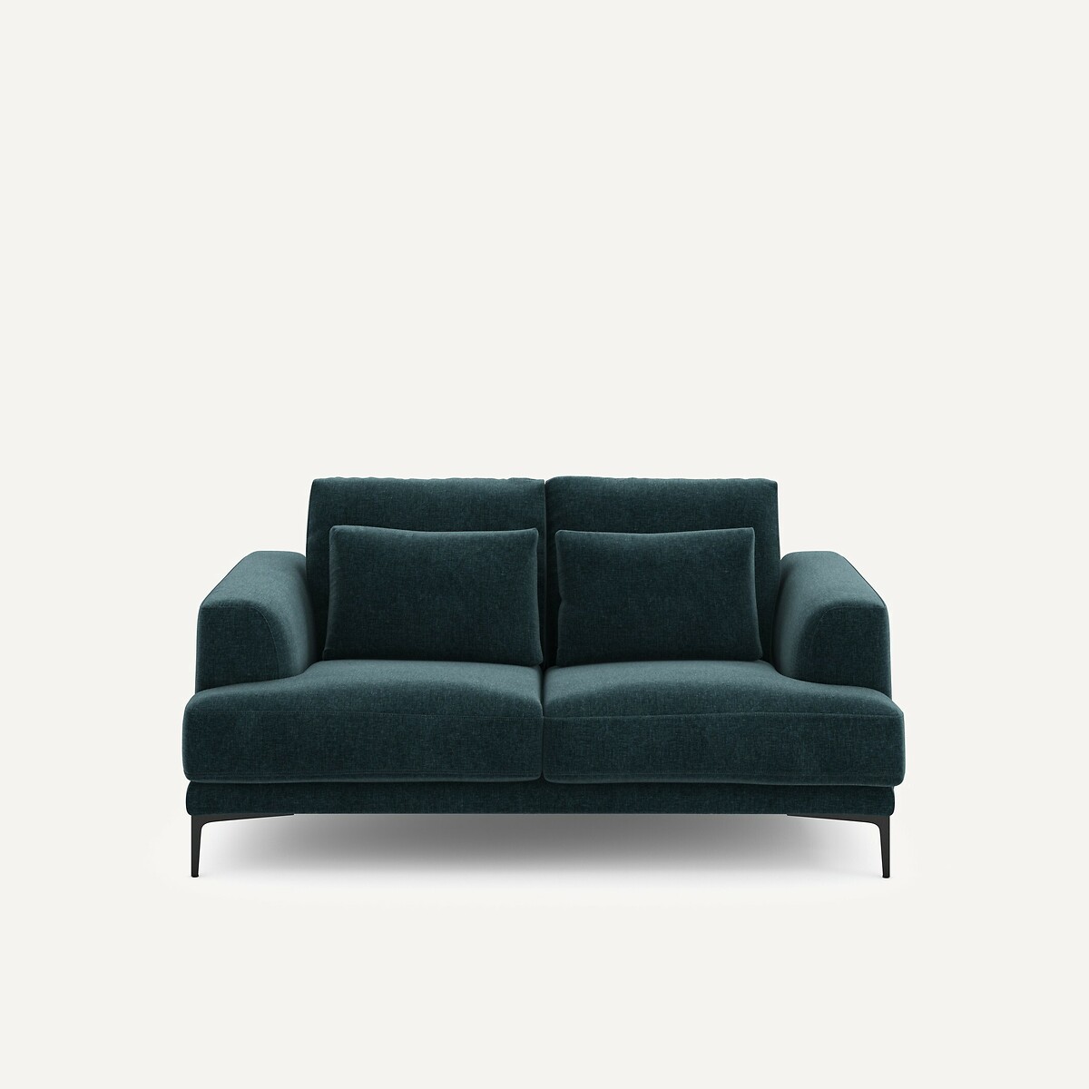 Καναπές 2 θέσεων από βελούδινο ύφασμα Μ105xΠ177xΥ83cm