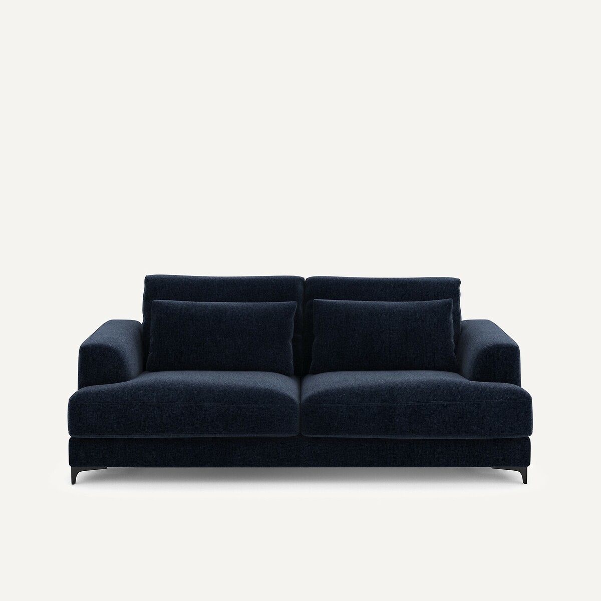 Τριθέσιος καναπές-κρεβάτι από βελούδο Μ105xΠ217xΥ83cm