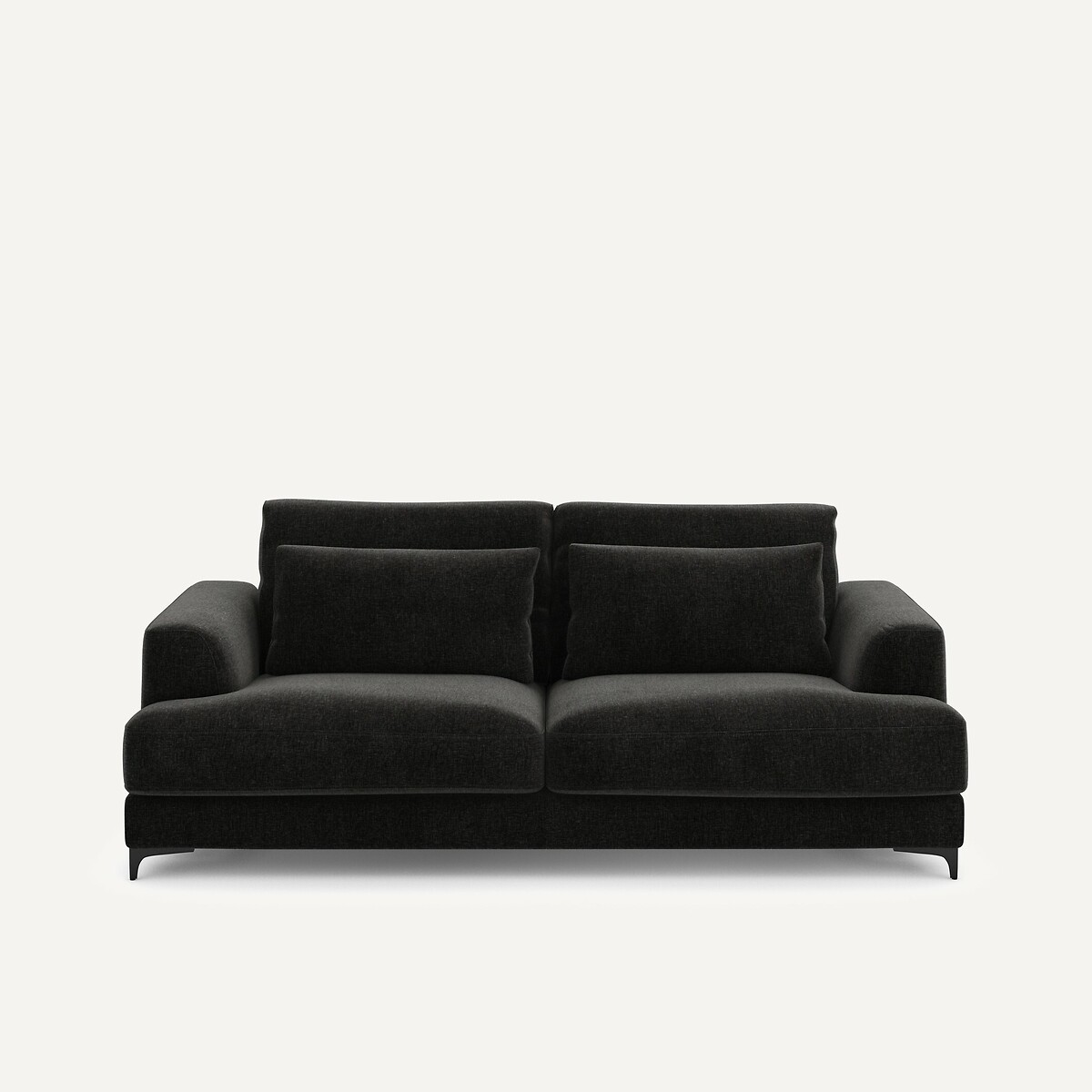 Τριθέσιος καναπές-κρεβάτι από βελούδο Μ105xΠ217xΥ83cm