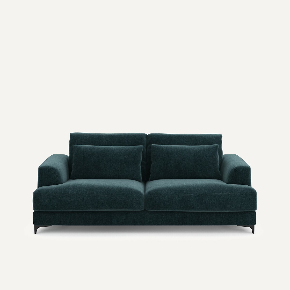 AM.PM Τριθέσιος καναπές-κρεβάτι από βελούδο Μ105xΠ217xΥ83cm