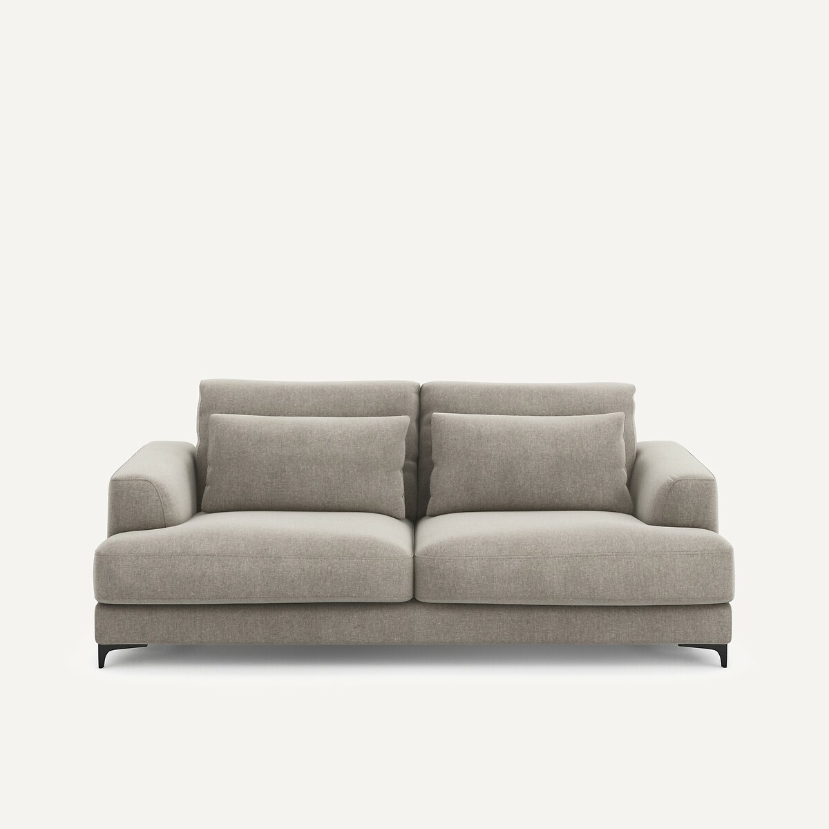 Τριθέσιος καναπές-κρεβάτι από βελούδο Μ105xΠ217xΥ83cm