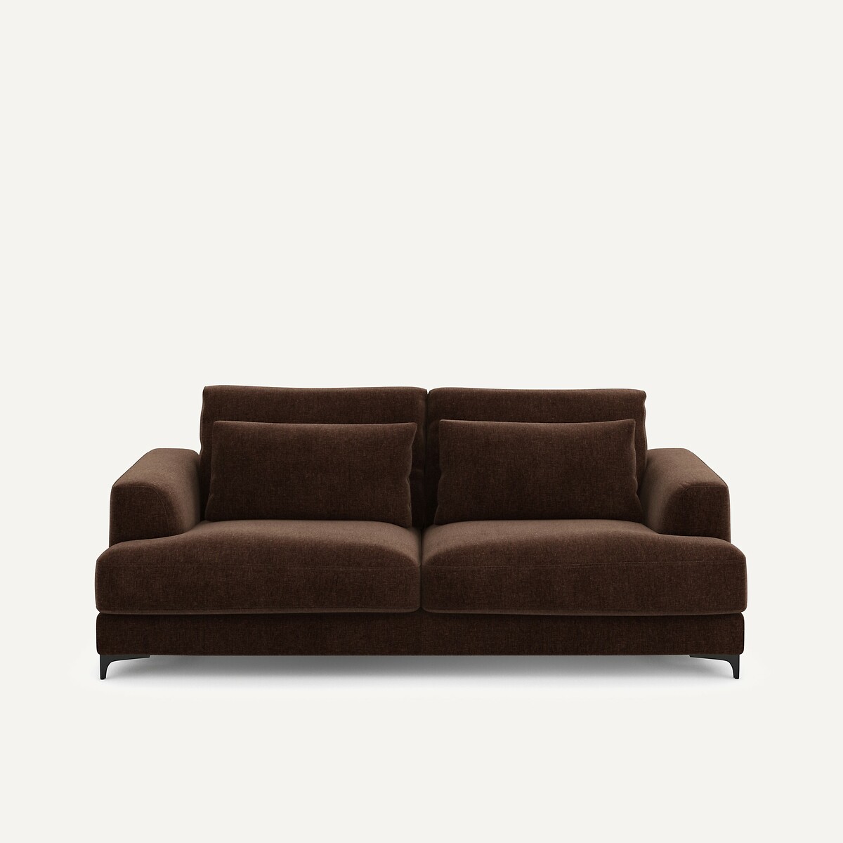 AM.PM Τριθέσιος καναπές-κρεβάτι από βελούδο Μ105xΠ217xΥ83cm