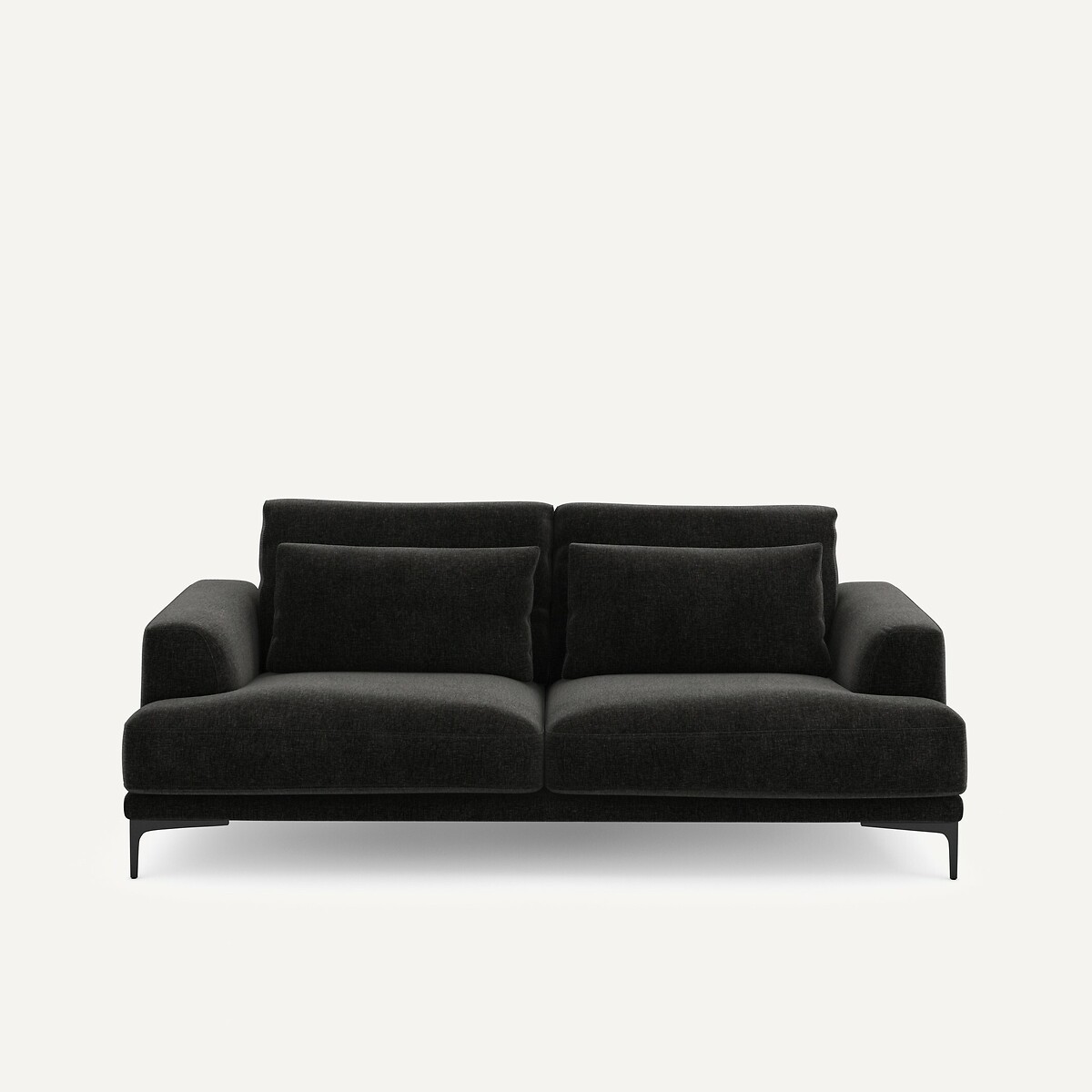 Καναπές 3 θέσεων από βελούδο chenille Μ105xΠ217xΥ83cm