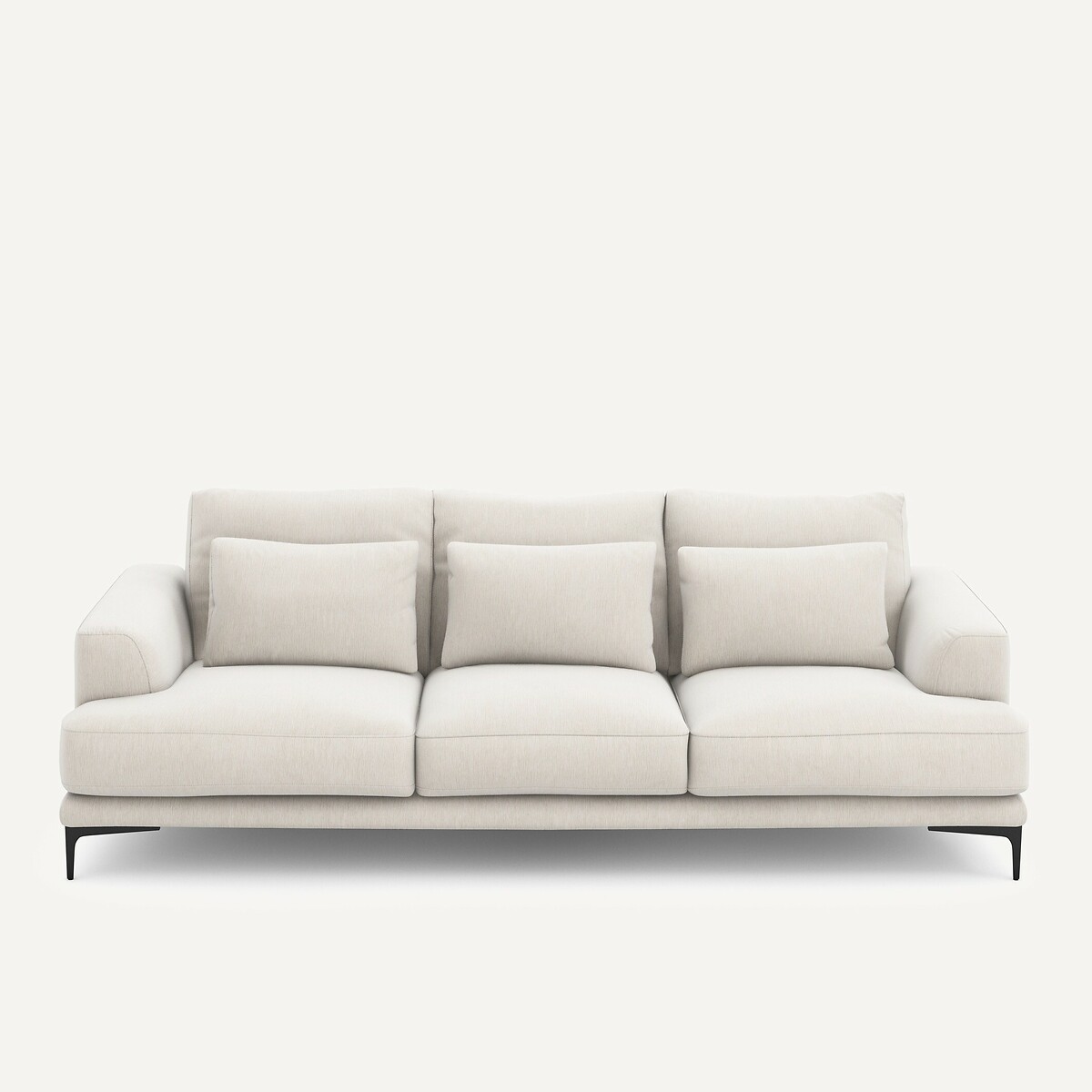 Καναπές 4 θέσεων από βελούδινο chenille Μ105xΠ247xΥ83cm