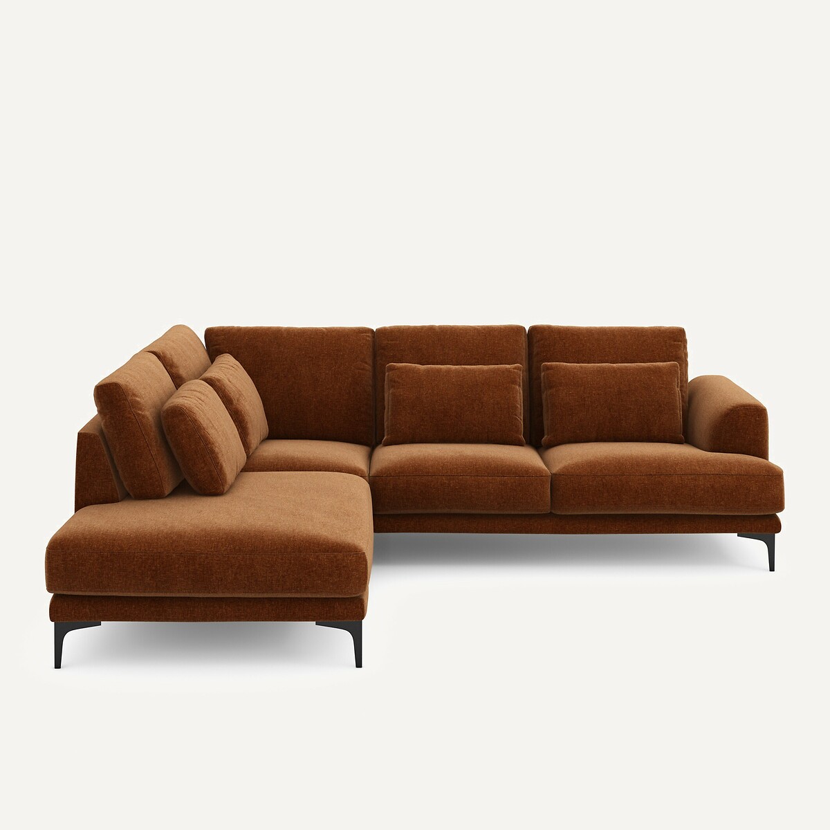 Γωνιακός καναπές αριστερός Μ222xΠ258xΥ83cm