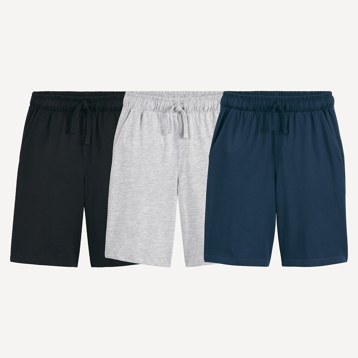 Σετ 3 βαμβακερά σορτς πιτζάμας