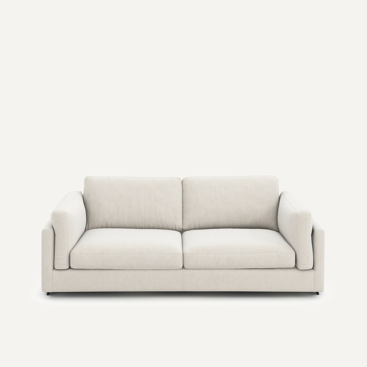 Καναπές-κρεβάτι από βελούδινο chenille Μ99xΠ213xΥ89cm