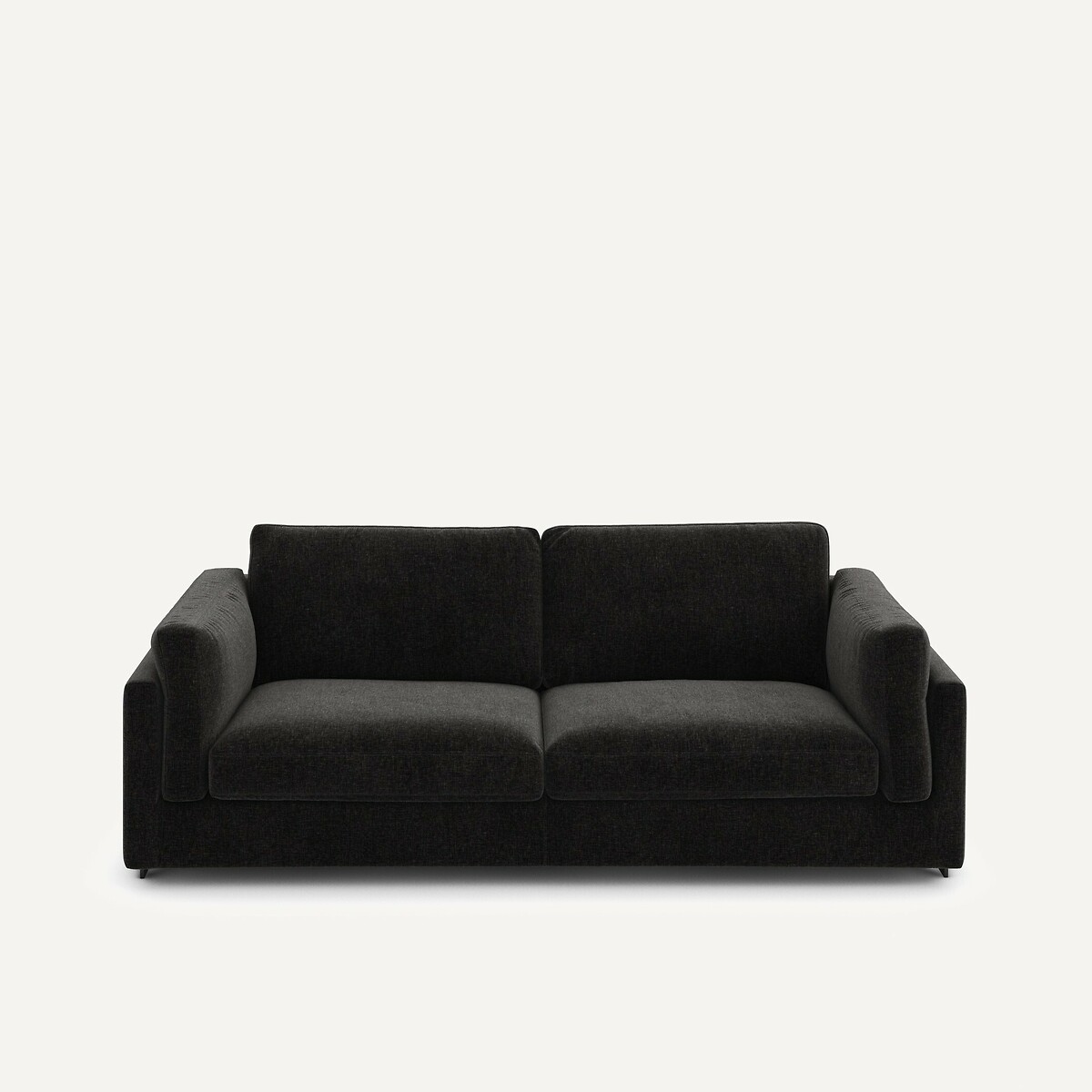 Καναπές-κρεβάτι από βελούδινο chenille Μ99xΠ213xΥ89cm