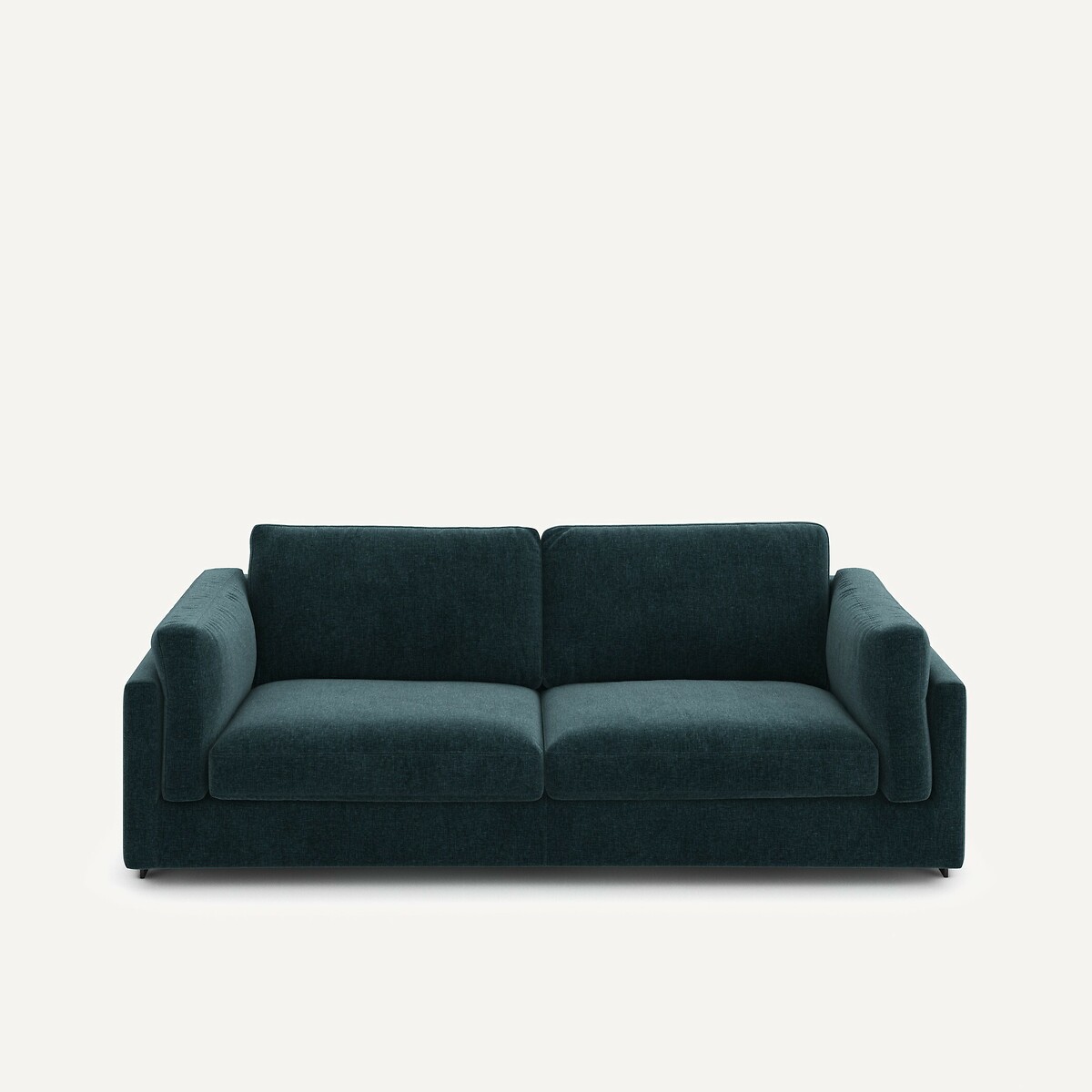 Καναπές-κρεβάτι από βελούδινο chenille Μ99xΠ213xΥ89cm